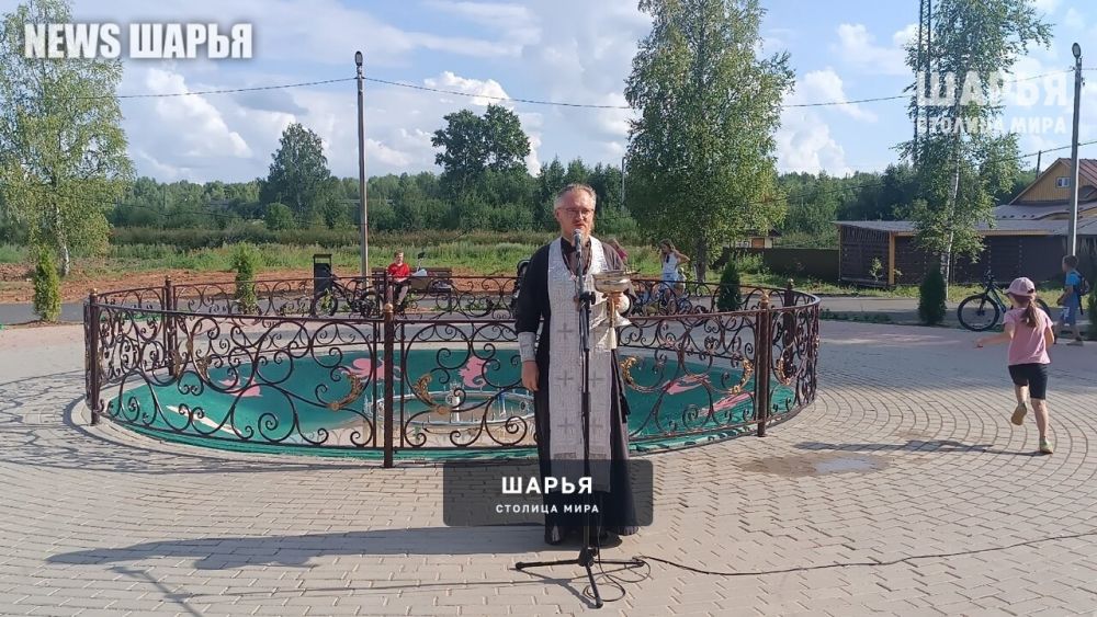 В Зебляках появилось новое место притяжения - фонтан — Шарья — фото 4