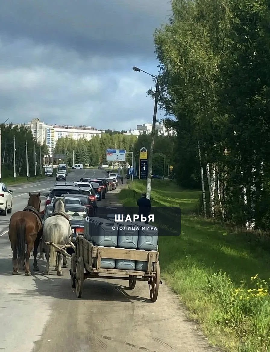 РосНефть на Волгореченском шоссе — Шарья