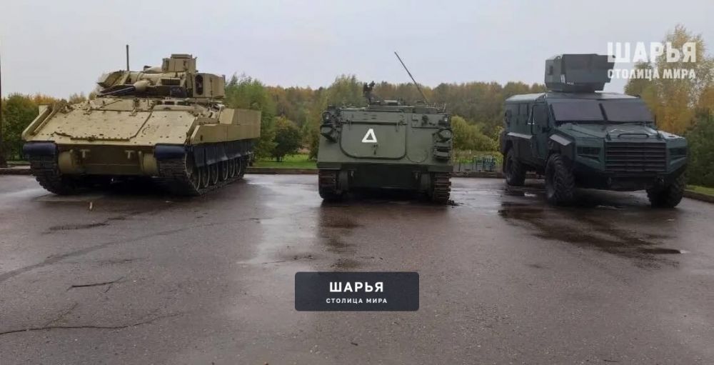 Трофейную боевую технику из зоны СВО выставили в Парке Победы в Костроме — Шарья — фото 2