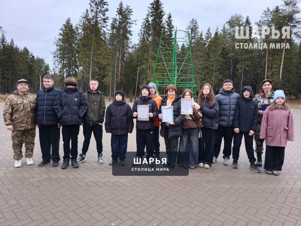 Семиклассники шарьинской школы приняли участие в патриотической эстафете — Шарья