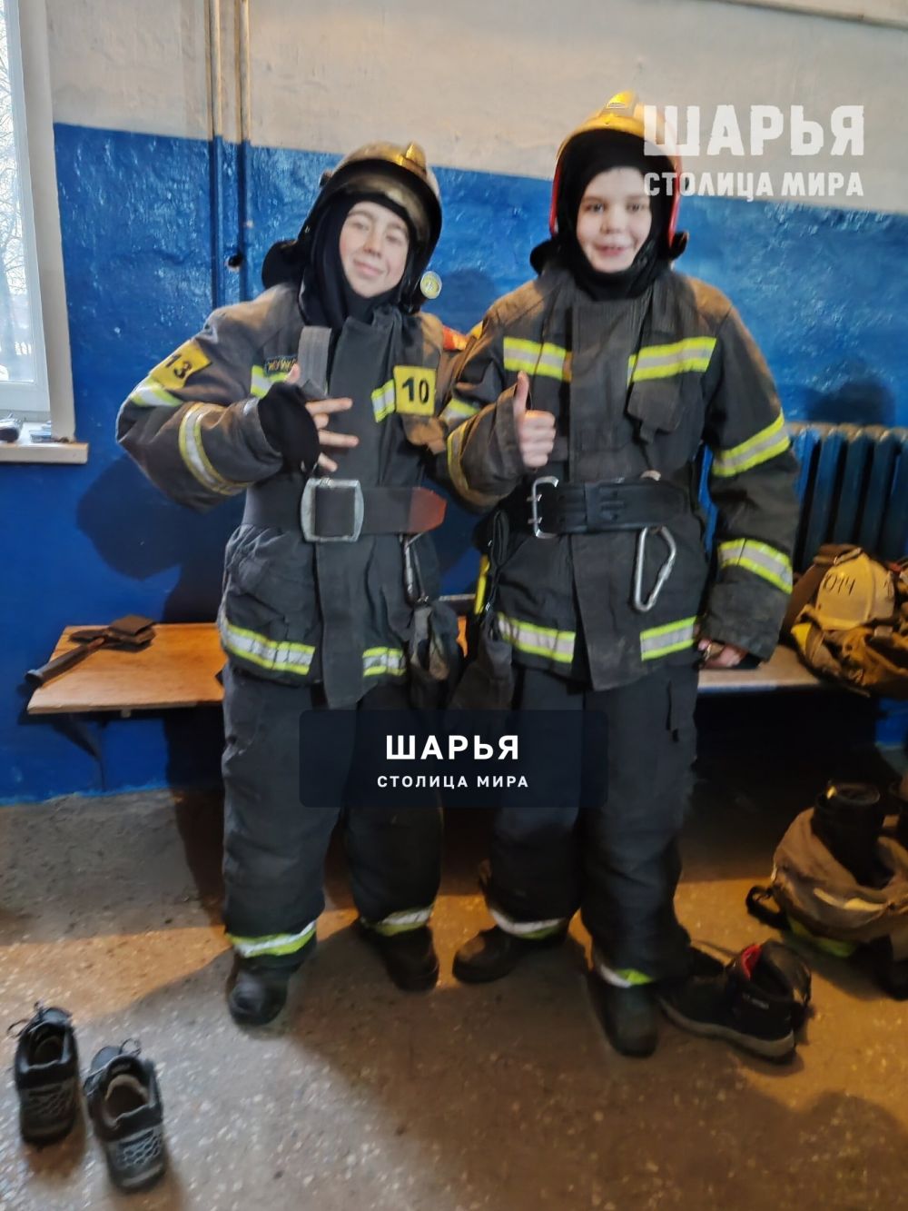Профориентационная экскурсия в пожарную часть для школьников Шарьи — Шарья — фото 8
