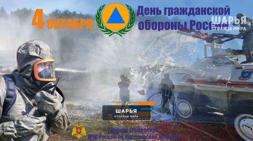 Сегодня системе гражданской обороны России исполняется 93 года! — Шарья