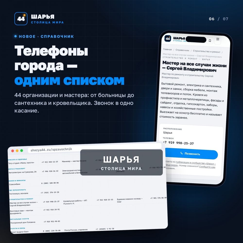 Сайт «Шарья — столица мира» (www.sharya44.ru) стал ещё полезнее! — фото 6