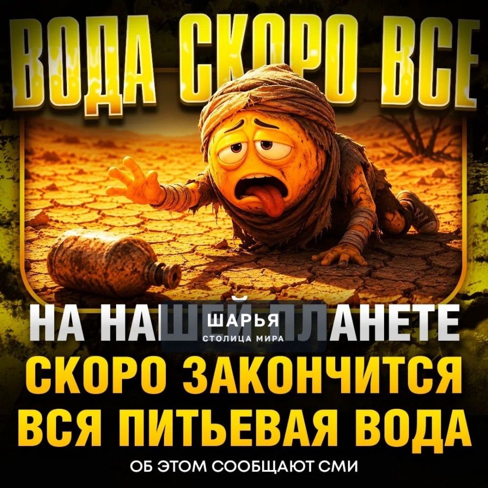 Питьевая вода скоро ЗАКОНЧИТСЯ — человечеству грозит крупнейший дефицит базового ресурса на… — Шарья