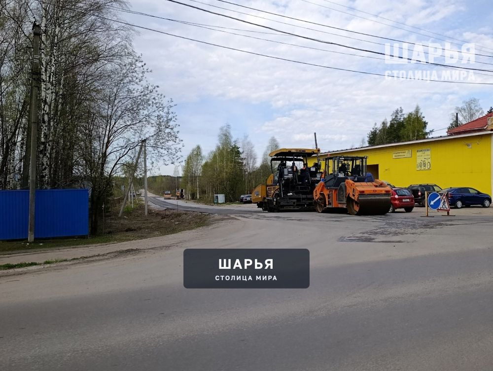 Ямочный ремонт и укладка асфальта началась — Шарья — фото 4