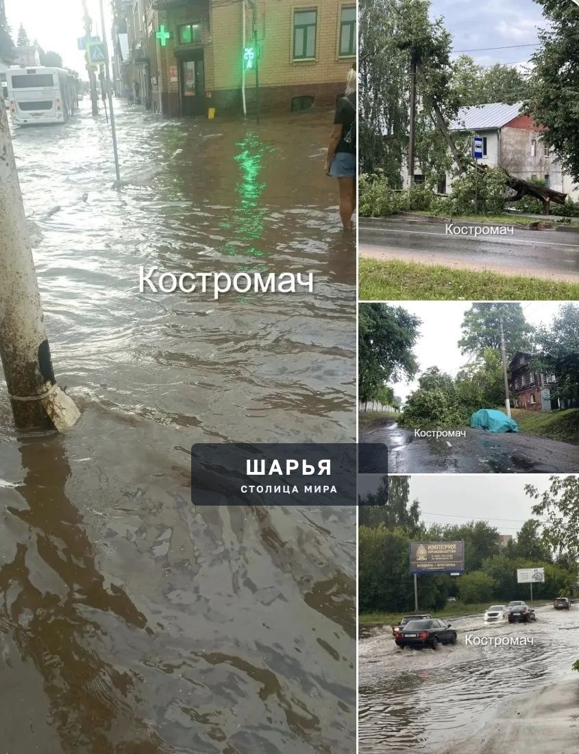 Погода навела "порядок" по всей области — Шарья — фото 2