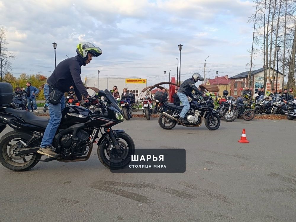 В Шарье закрыли мотосезон массовым сбором байкеров — Шарья — фото 9