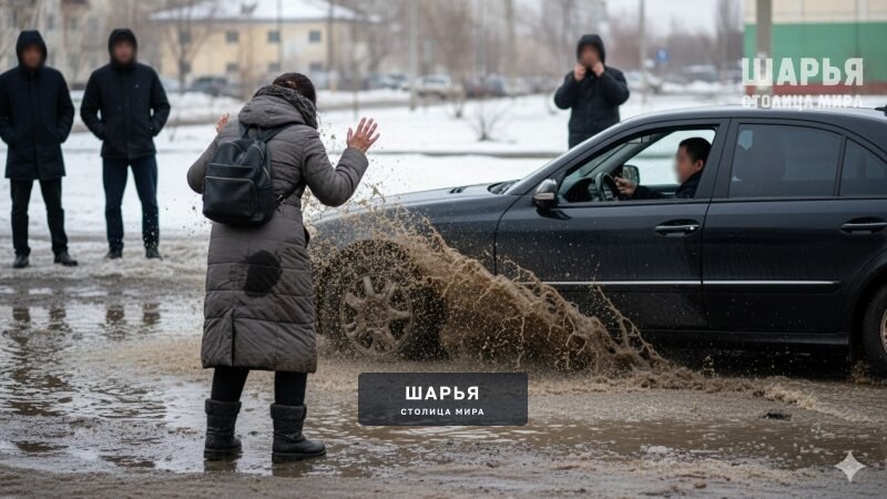 Вас обрызгала машина: что делать — Шарья