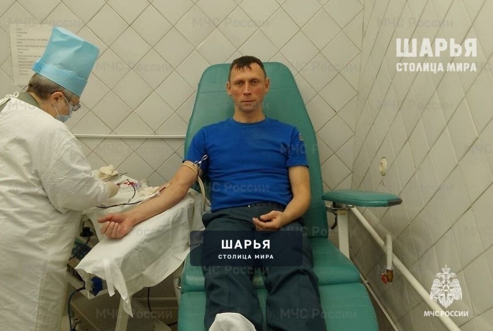 Шарьинский спасатель свыше 50 раз сдавал донорскую кровь — Шарья