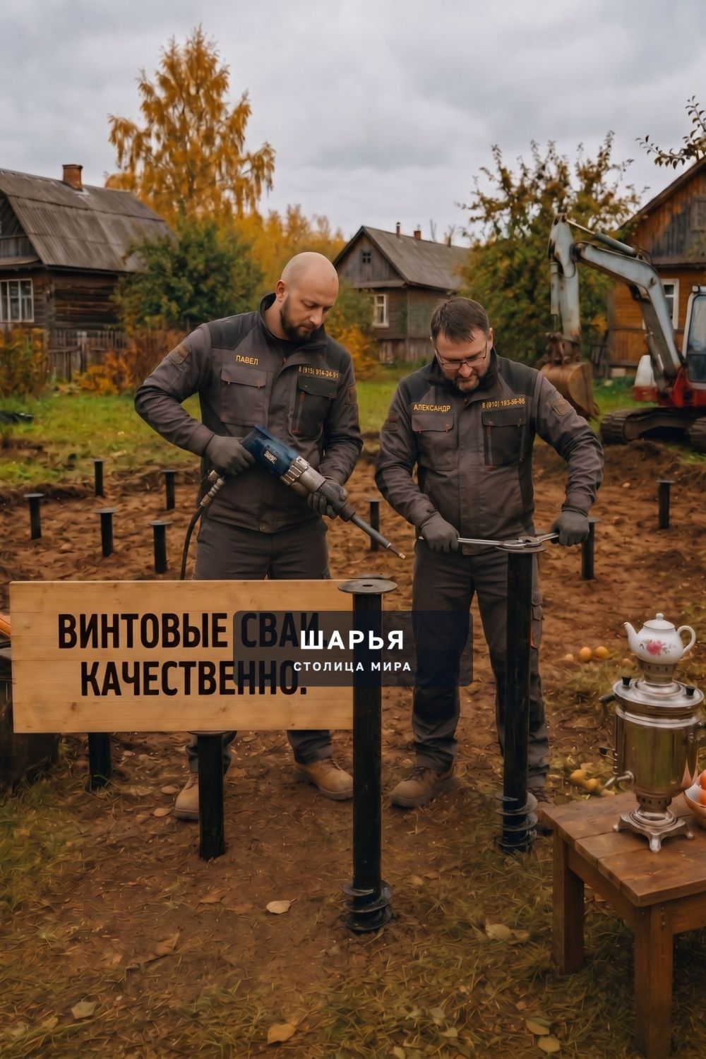 Область применения винтовых свай — Шарья