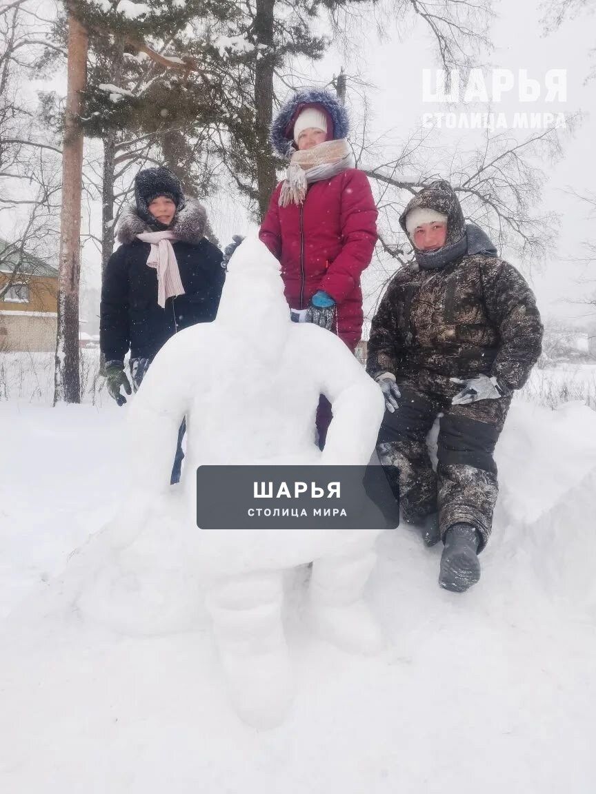 Вот и завершился V фестиваль - конкурс снежных фигур "Зимняя фантазия" — Шарья — фото 6