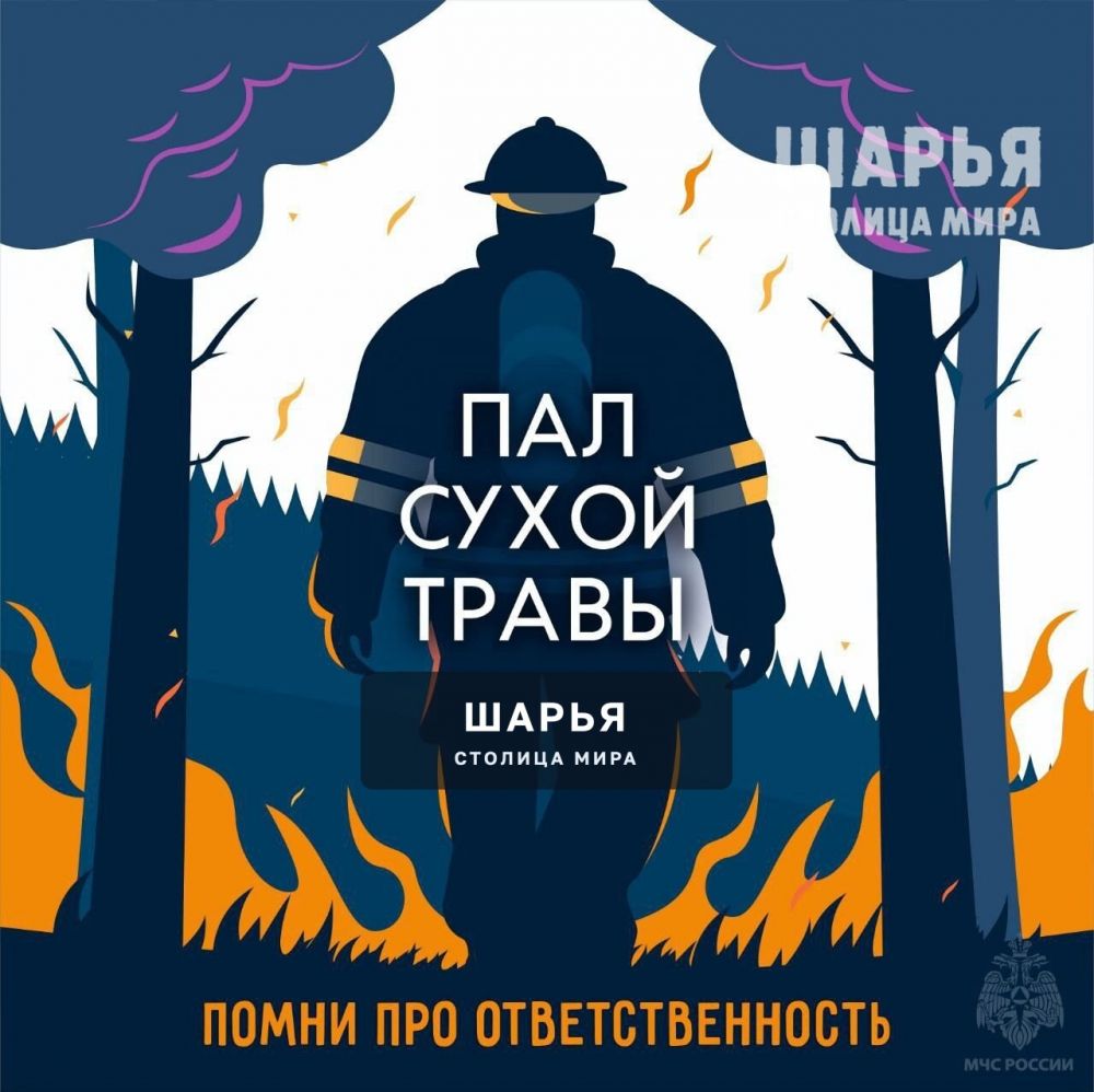 Пал травы в регионе происходит ежедневно — Шарья — фото 1