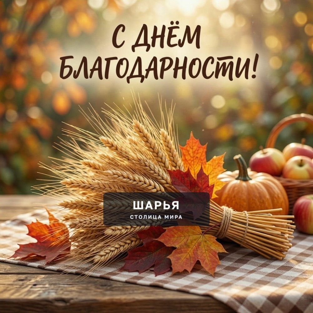 Сегодня всемирный День благодарности — Шарья
