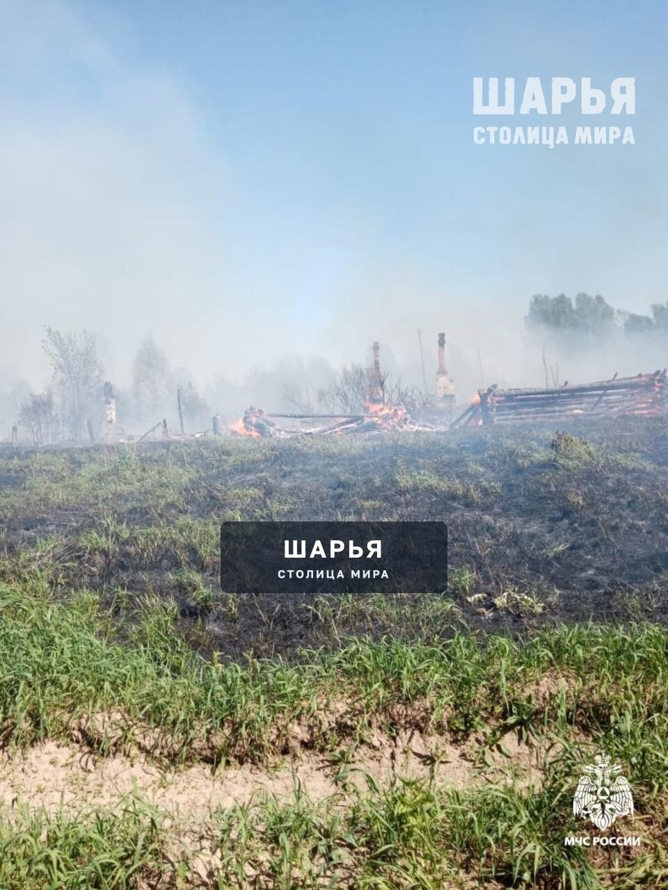 В соседнем районе потушили крупный пожар — Шарья — фото 3