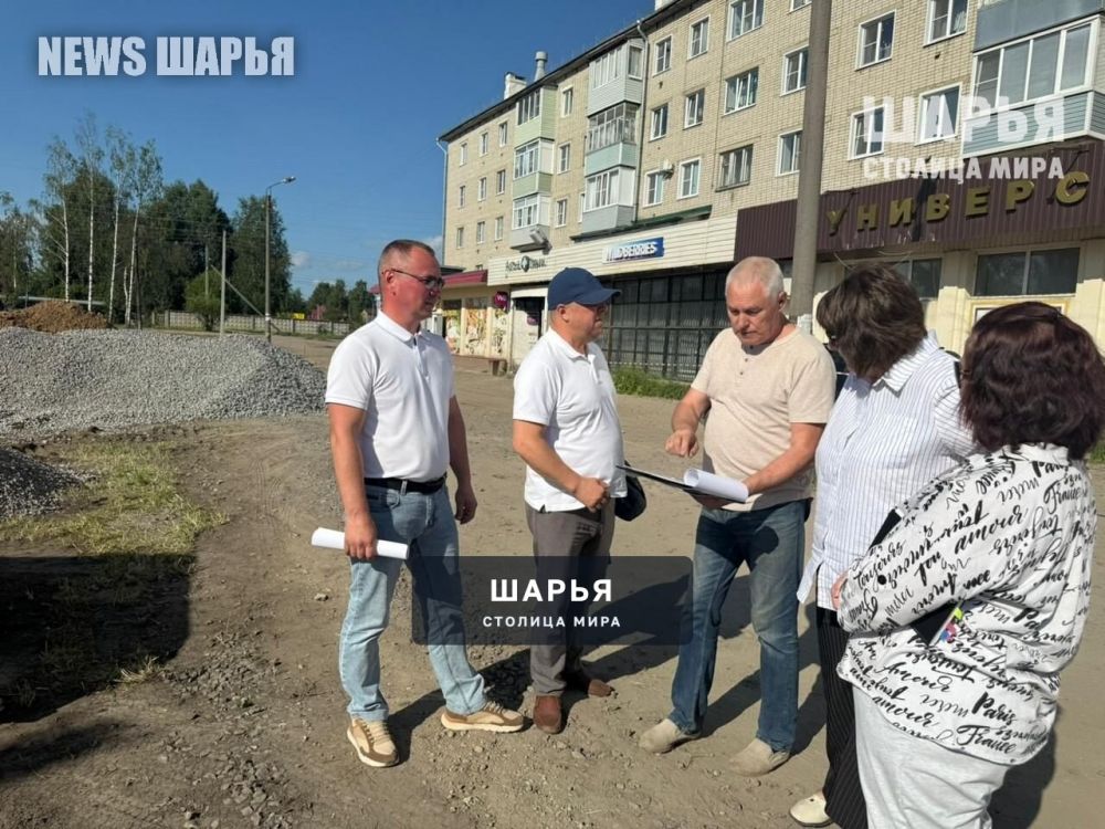 Благоустройство сквера на ул. Адм.Виноградова продолжается — Шарья — фото 2