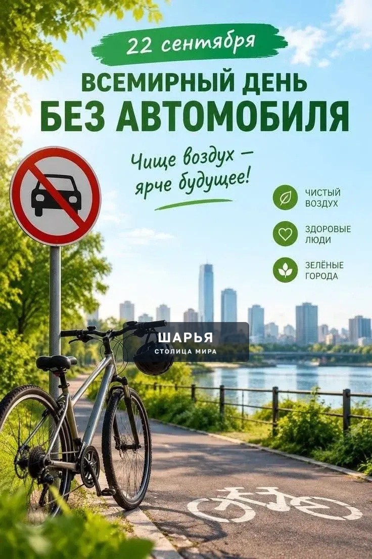 Сегодня - Всемирный день без автомобиля — Шарья