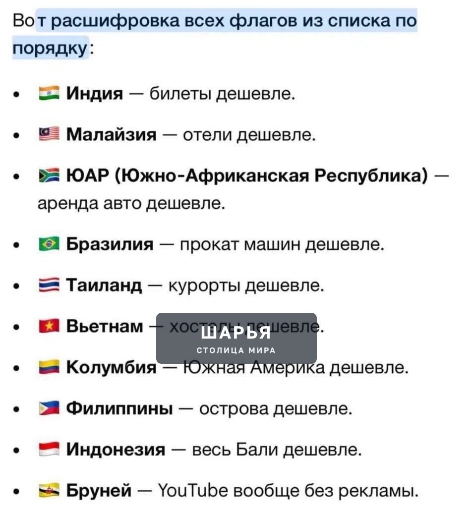 Путешественники собрали шпаргалку со странами для VPN, которая поможет сэкономить в поездках — Шарья — фото 2