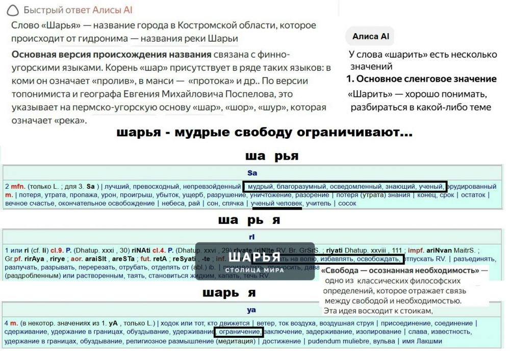Я бы уточнил: Шарья - Человек Небесный, душа Вселенной