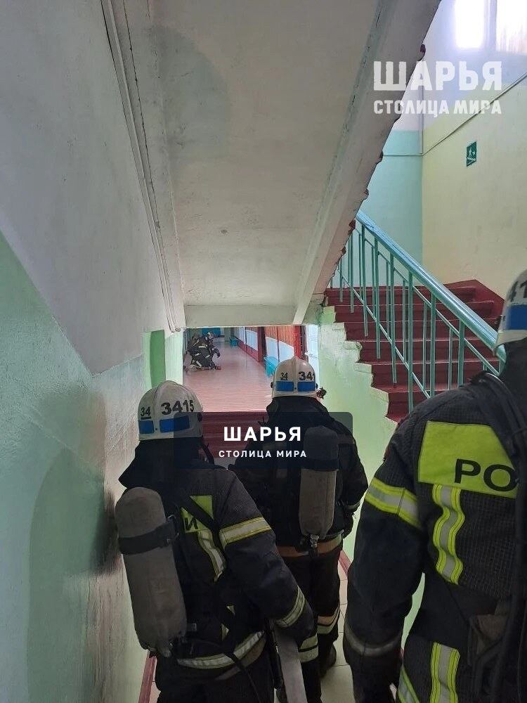 В Шарье прошли пожарно-тактические учения в школе — Шарья — фото 7