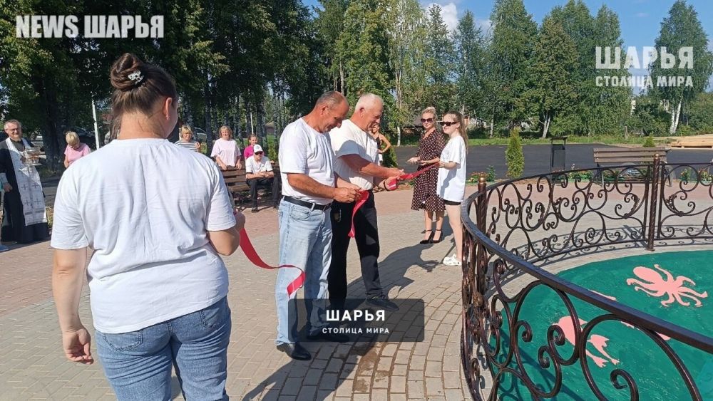 В Зебляках появилось новое место притяжения - фонтан — Шарья — фото 5