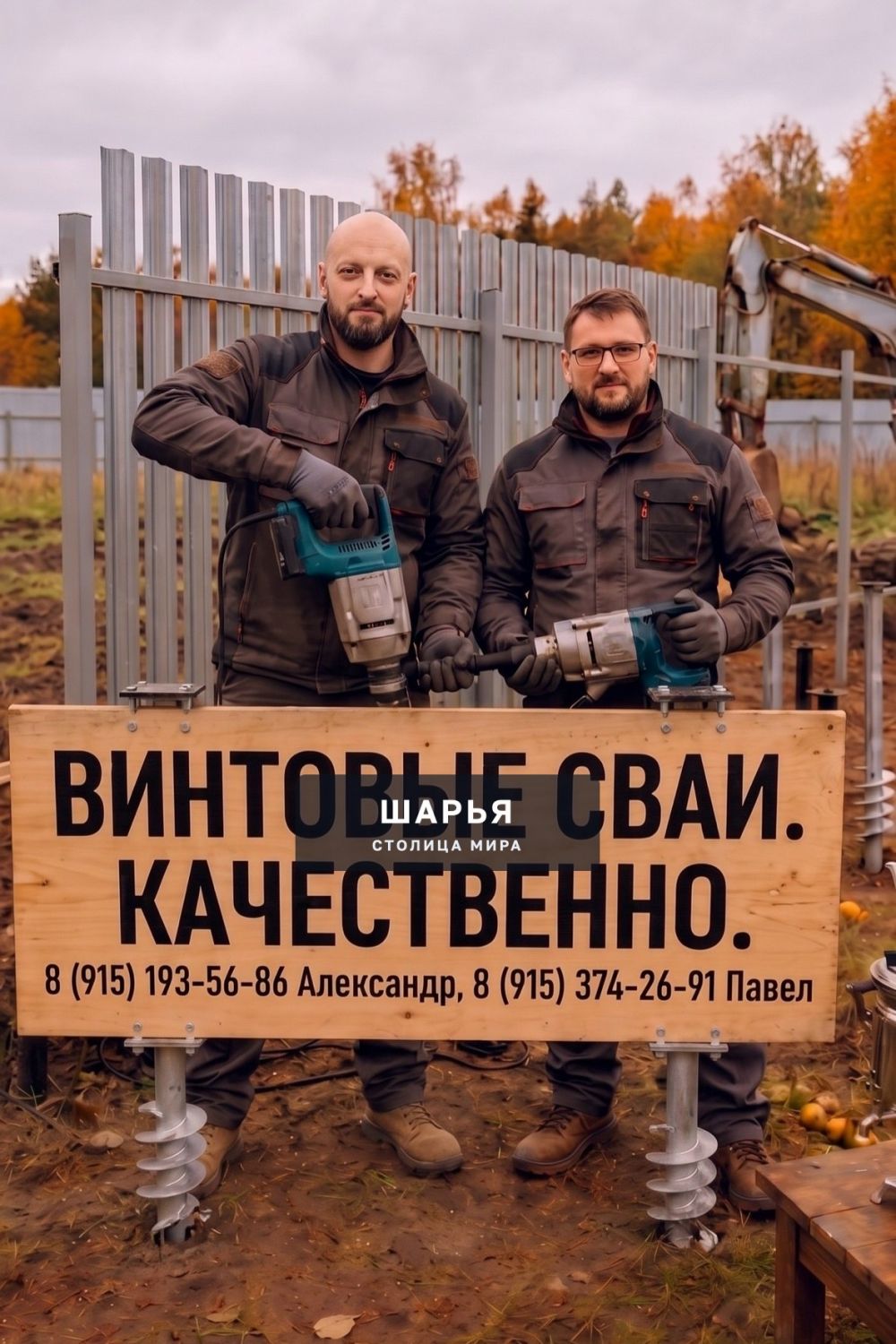 Область применения винтовых свай — Шарья