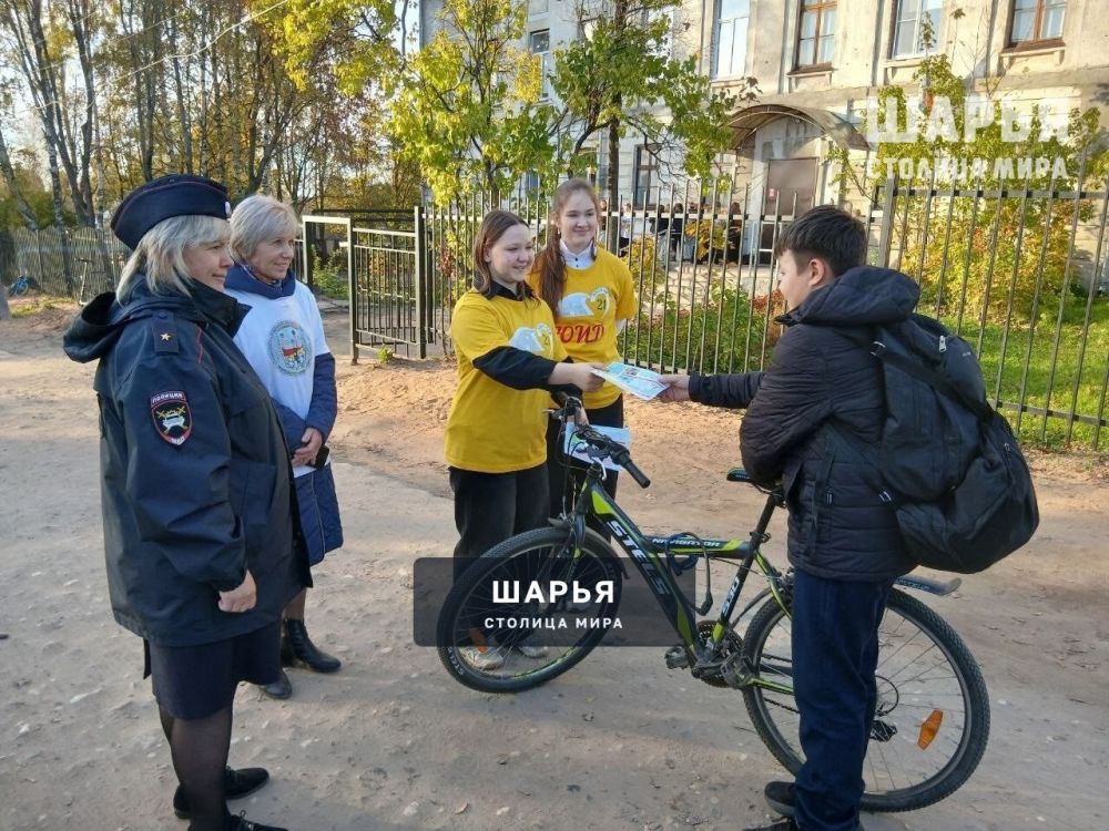Госавтоинспекторы Шарьи не устают напоминать о соблюдении ПДД — Шарья — фото 3