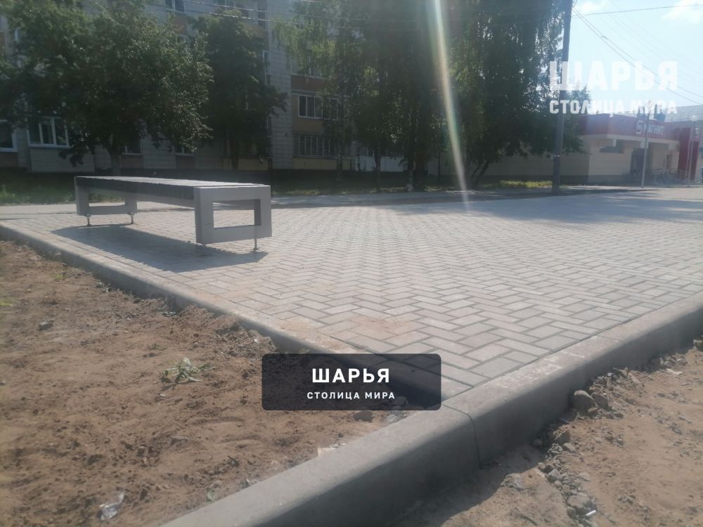 Сквер на Садовой начинает принимать свой конечный вид — Шарья