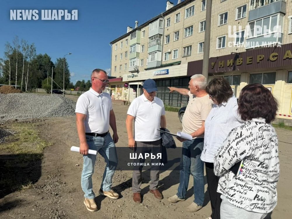 Благоустройство сквера на ул. Адм.Виноградова продолжается — Шарья