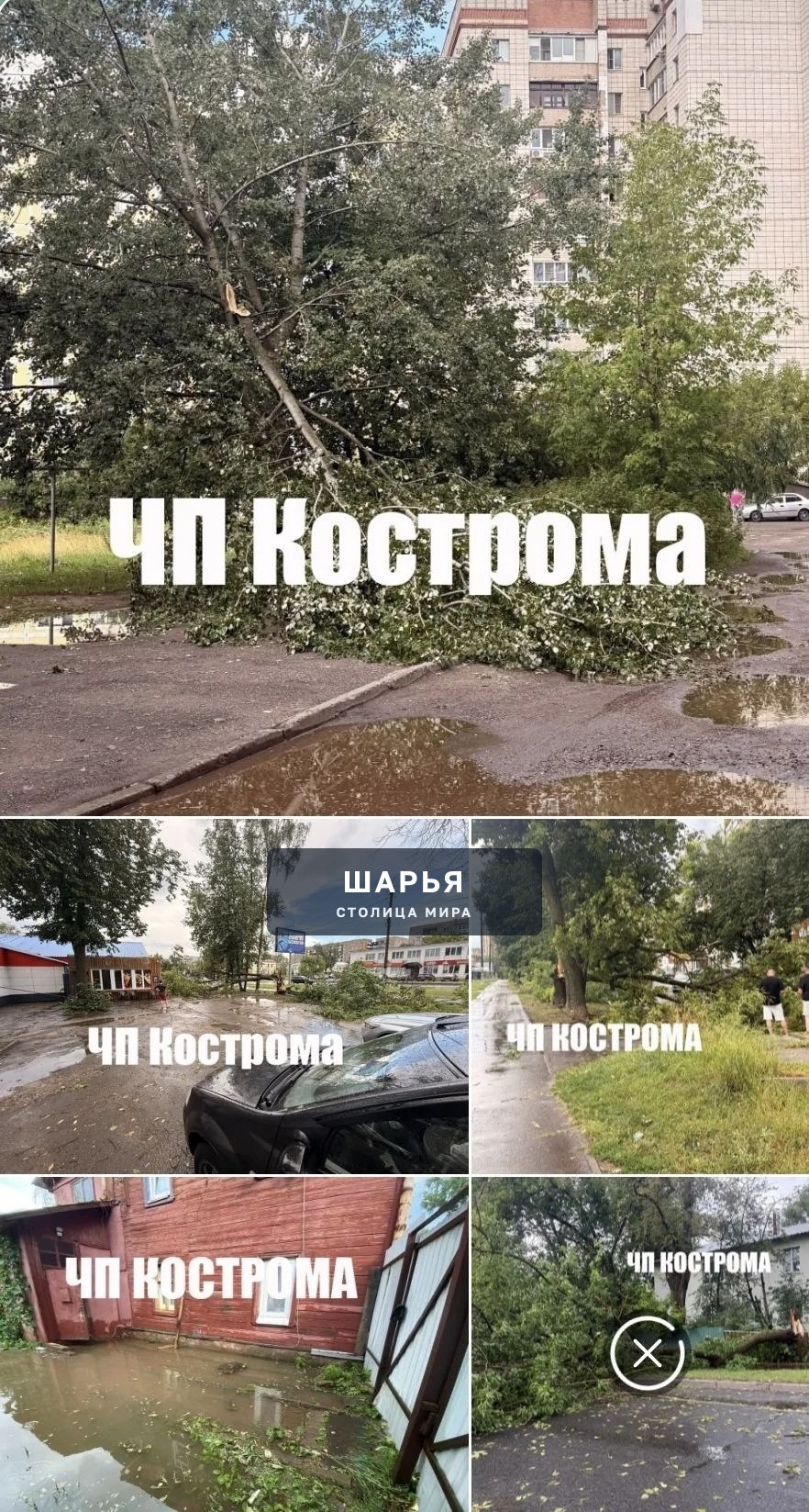 Погода навела "порядок" по всей области — Шарья — фото 3