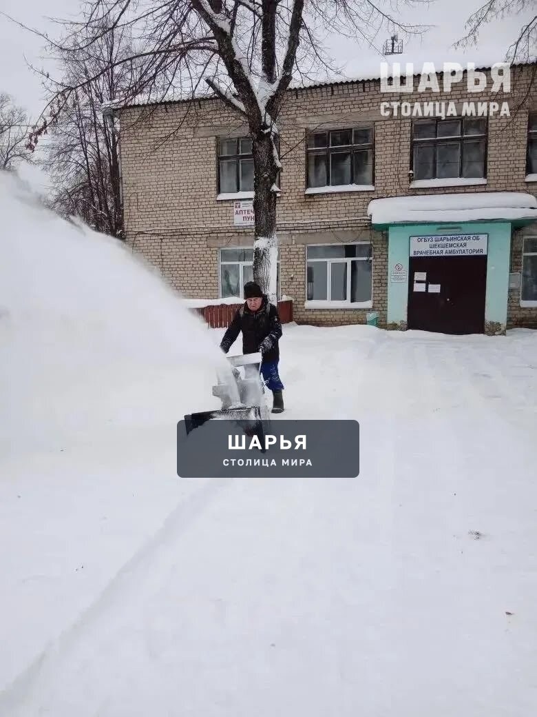На территории Шарьинского округа ведут борьбу со снегом — Шарья — фото 4