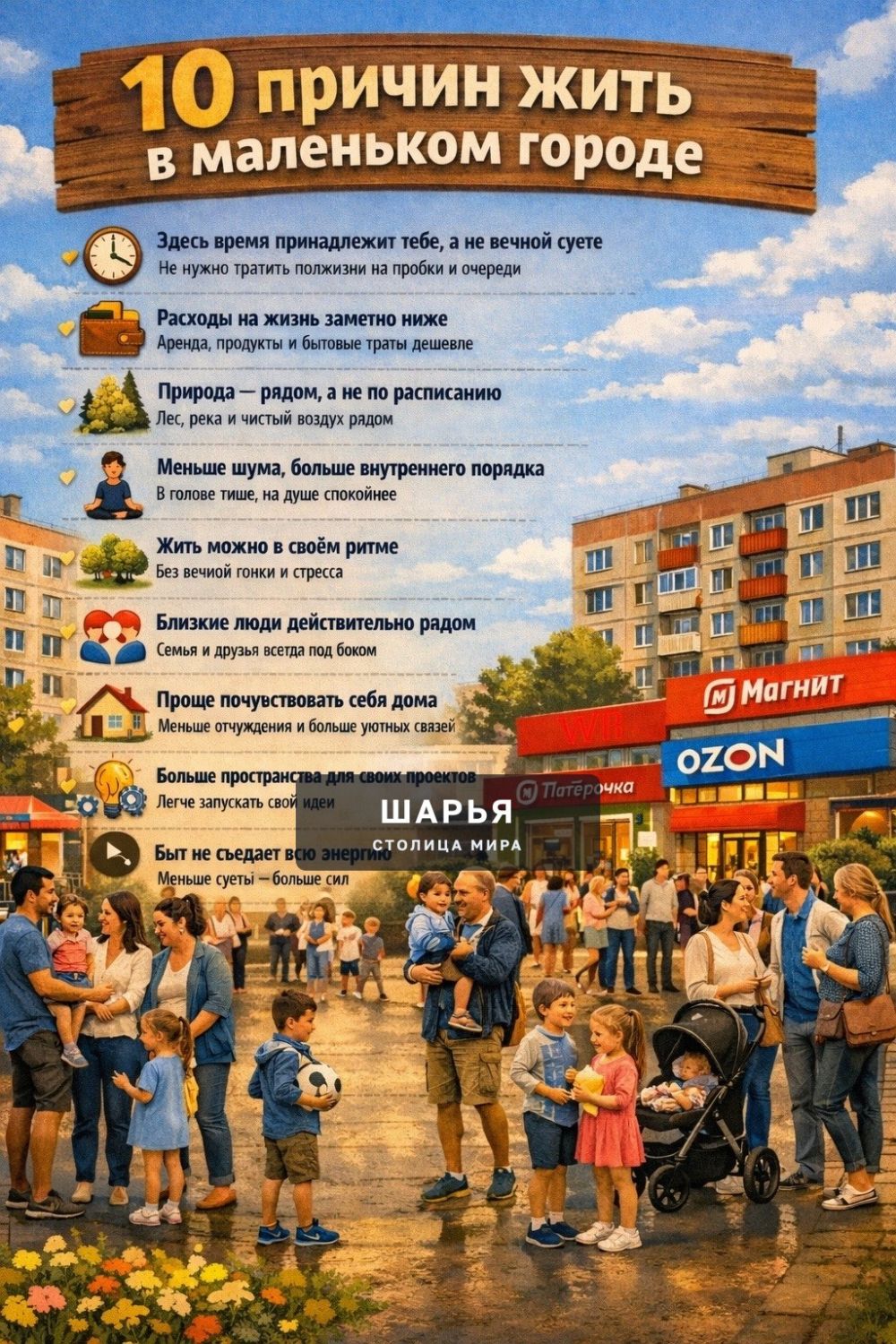 10 причин жить в маленьком городе — Шарья