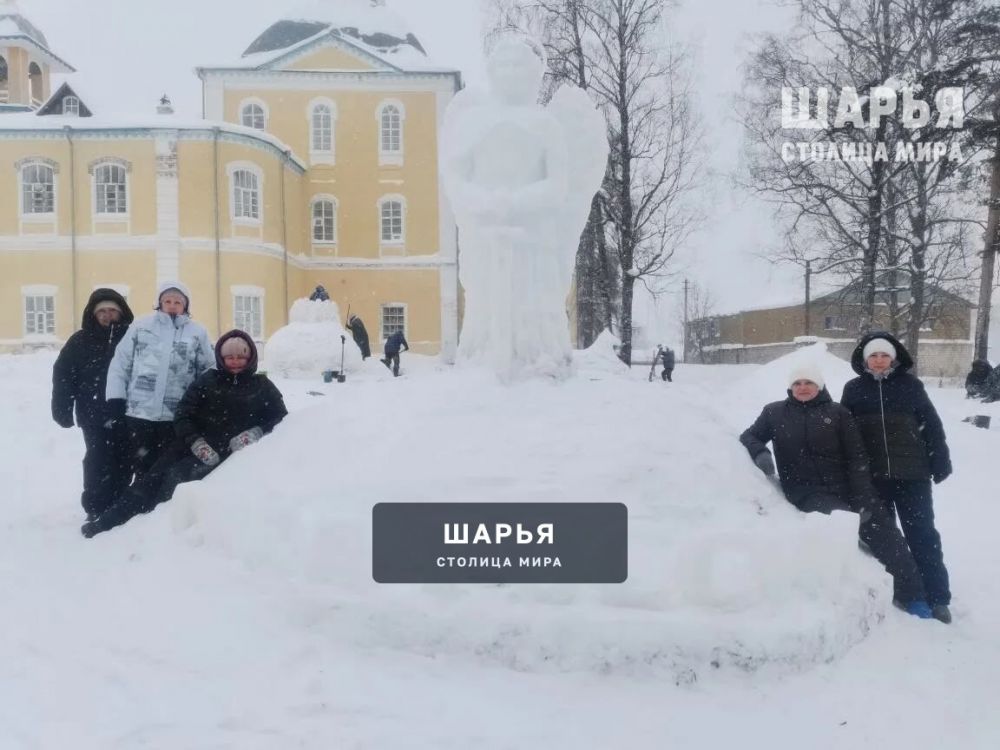 Вот и завершился V фестиваль - конкурс снежных фигур "Зимняя фантазия" — Шарья — фото 8