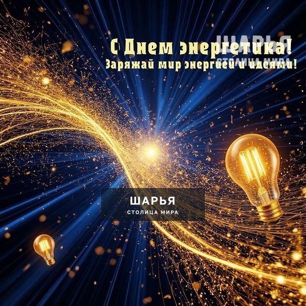 Поздравляем всех причастных с Днём энергетика! — Шарья