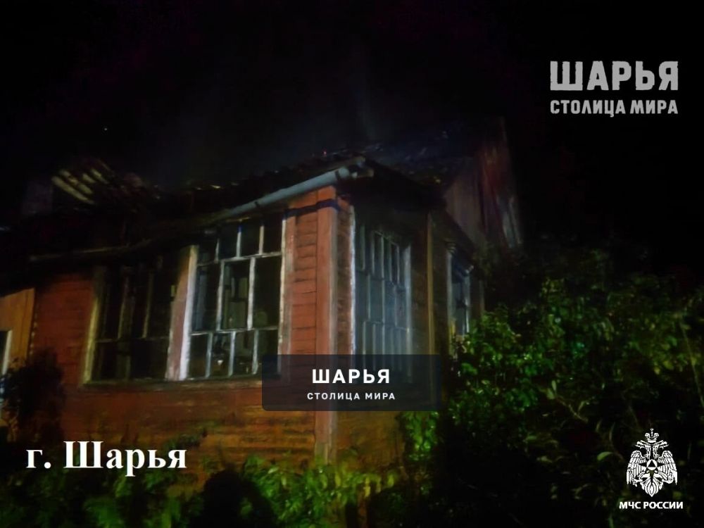 За прошедшие сутки в Шарье огнеборцы ликвидировали пожар — Шарья