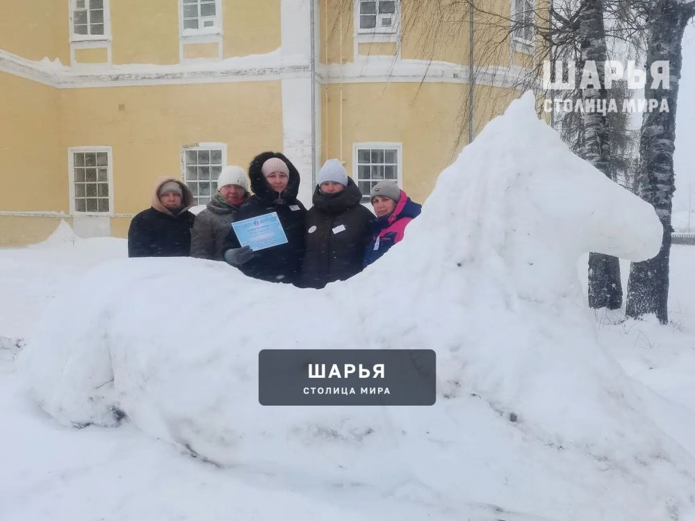 Вот и завершился V фестиваль - конкурс снежных фигур "Зимняя фантазия" — Шарья — фото 4