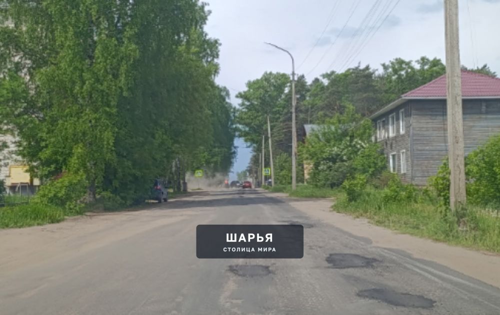 В Ветлужском во всю идёт ямочный ремонт дорог — Шарья