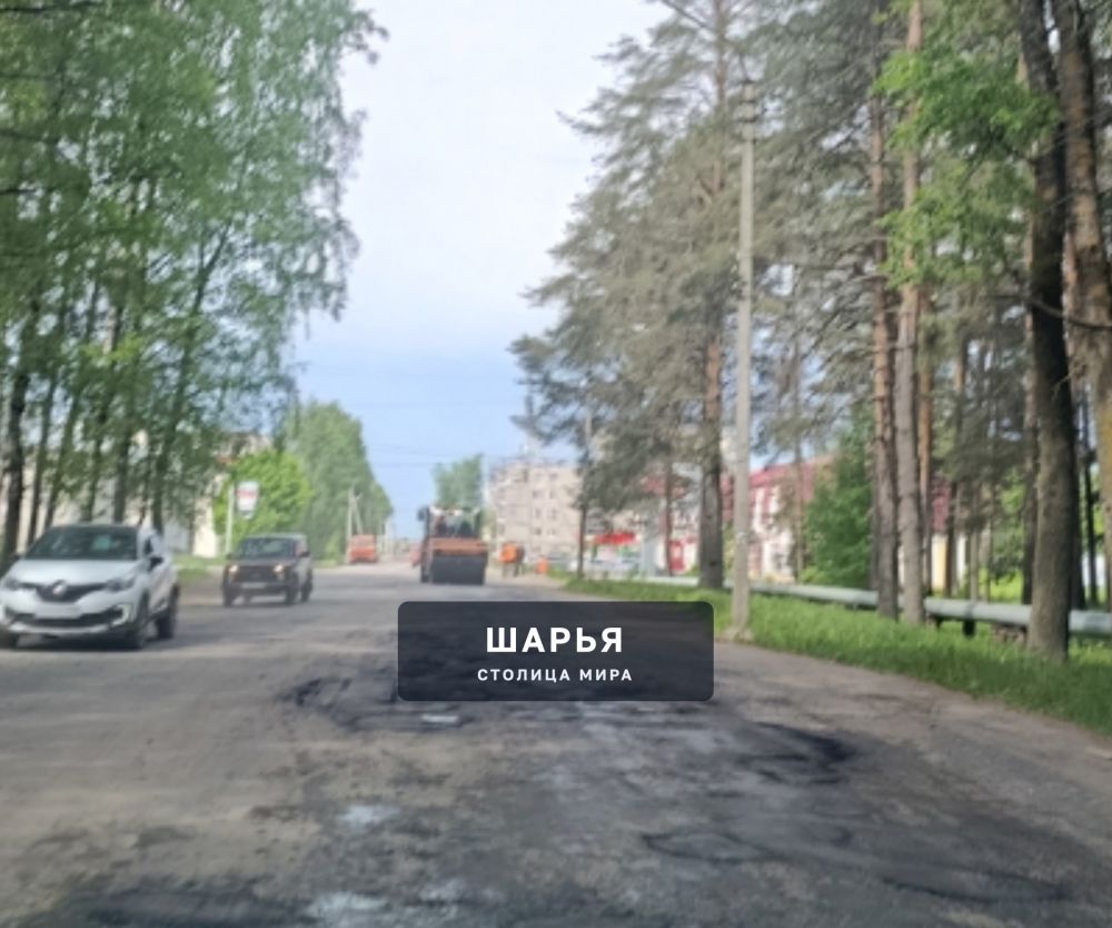 В Ветлужском во всю идёт ямочный ремонт дорог — Шарья — фото 2