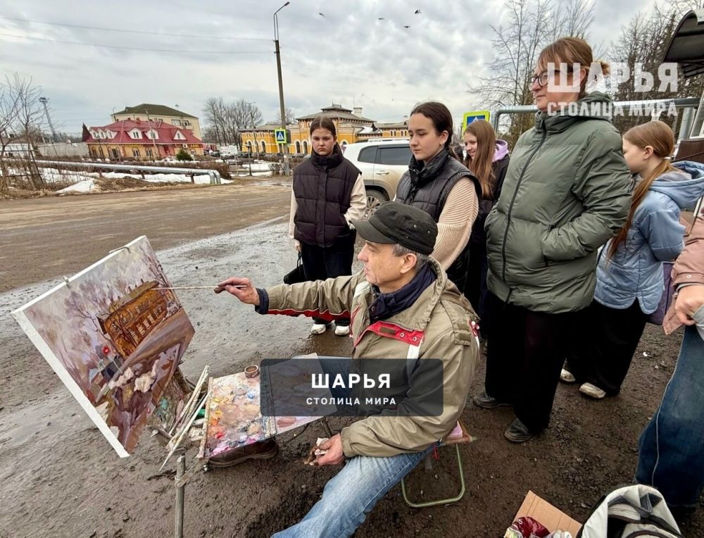 Юные художники Шарьи учатся у мастеров — Шарья — фото 4