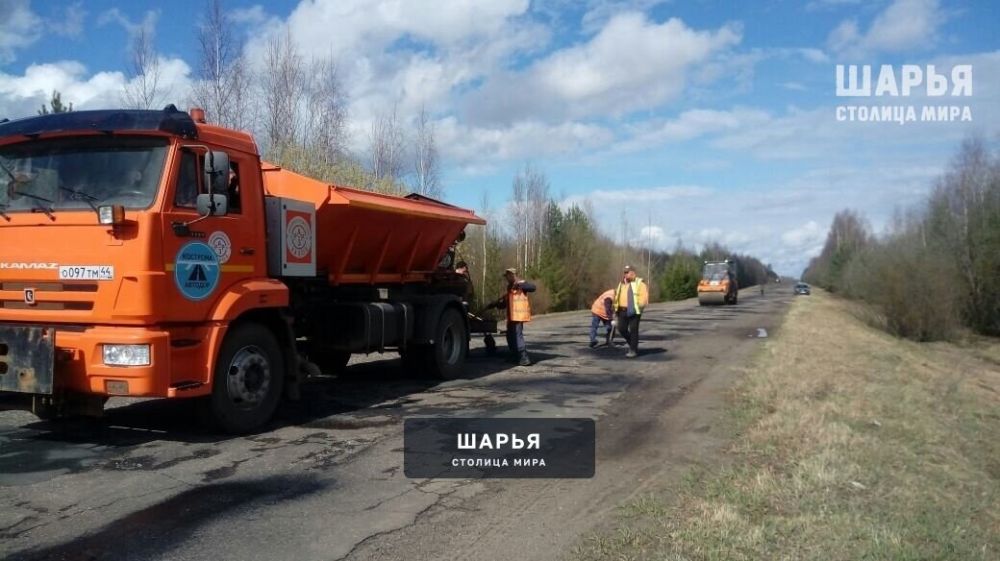 Дорожники приступили к ямочному ремонту дорог горячими смесями — Шарья