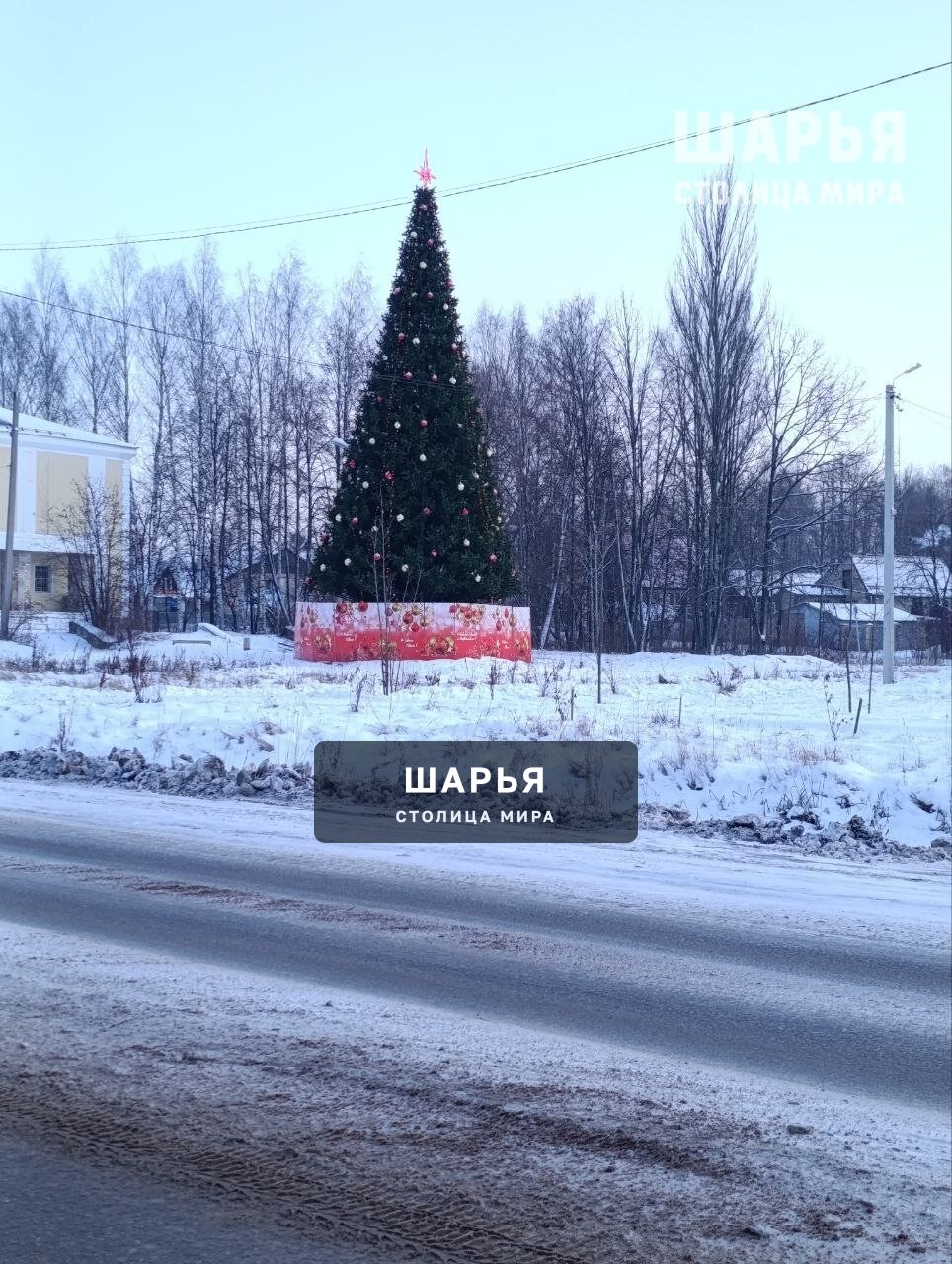 Снег, как и шарьинцы, ждал, пока нарядят елки — Шарья — фото 2