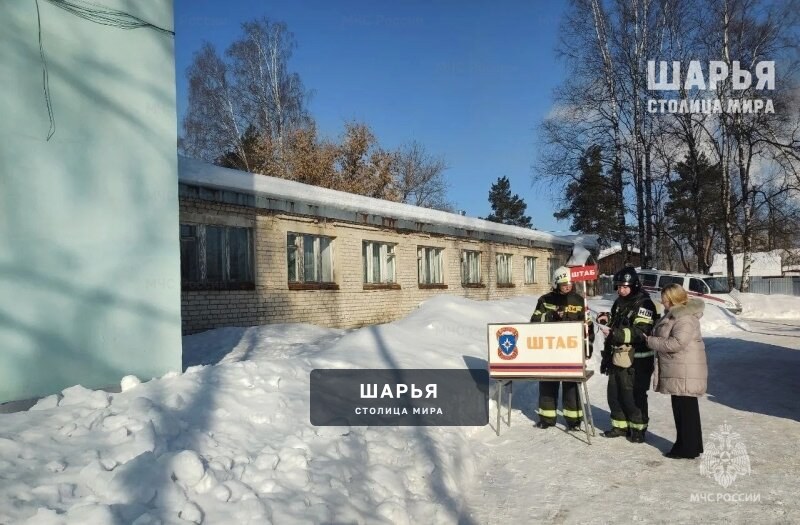 В Шарье прошли пожарно-тактические учения в школе — Шарья — фото 4