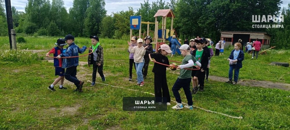 В ТОСе «Октябрьский» прошла детская игровая программа «Раз, два, три, четыре, пять – летом… — Шарья — фото 2