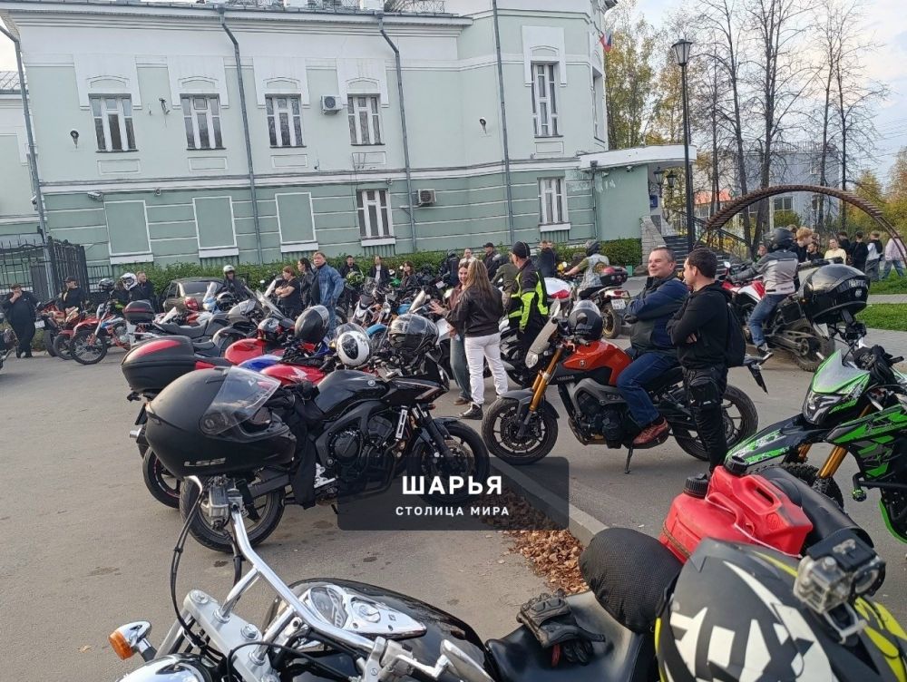 В Шарье закрыли мотосезон массовым сбором байкеров — Шарья — фото 6