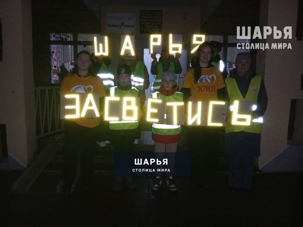 В рамках акции «Засветись» шарьинцам напомнили о необходимости использования СВЭ — Шарья