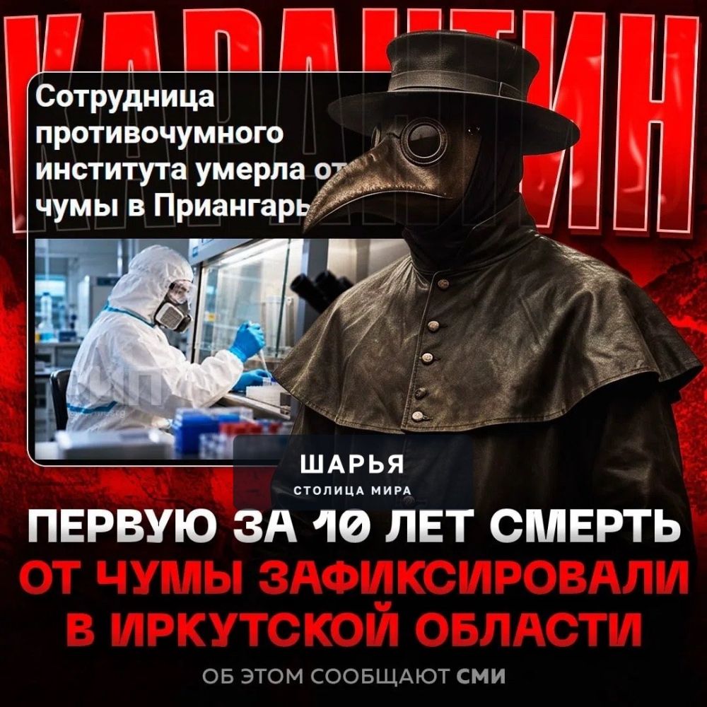 Смерть от ЧУМЫ зафиксировали в России — Шарья
