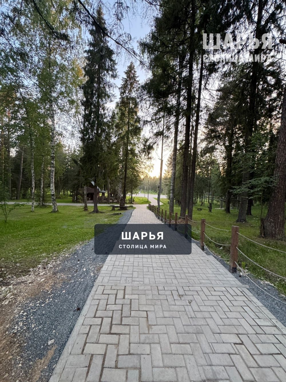 Городской парк вечером — Шарья — фото 3
