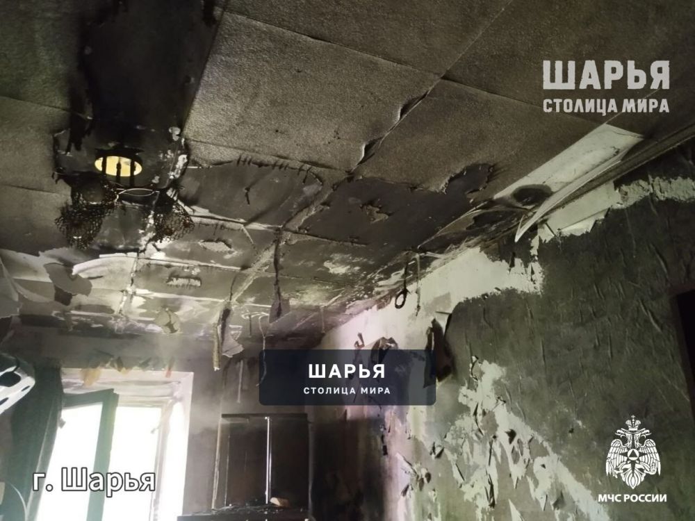Короткое замыкание привело к пожару в многоэтажке Шарьи — Шарья