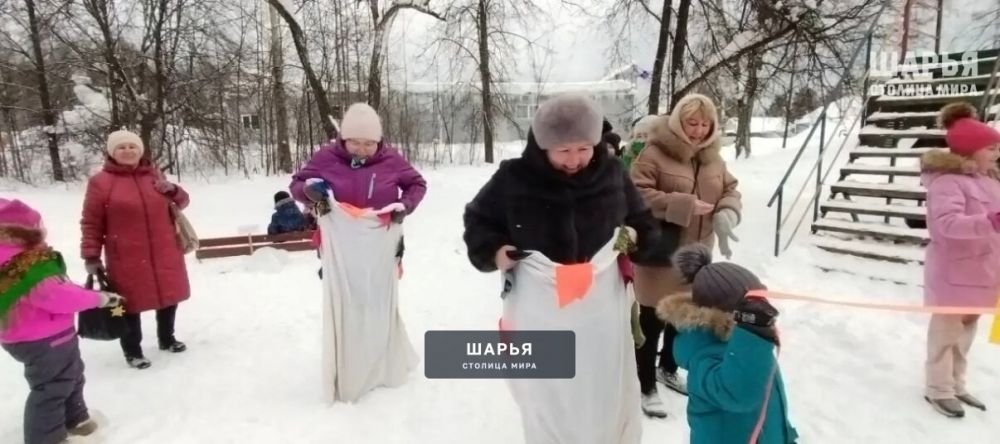 Веселые проводы зимы для шарьинцев организовали в ТОС «Ленинский» — Шарья — фото 5