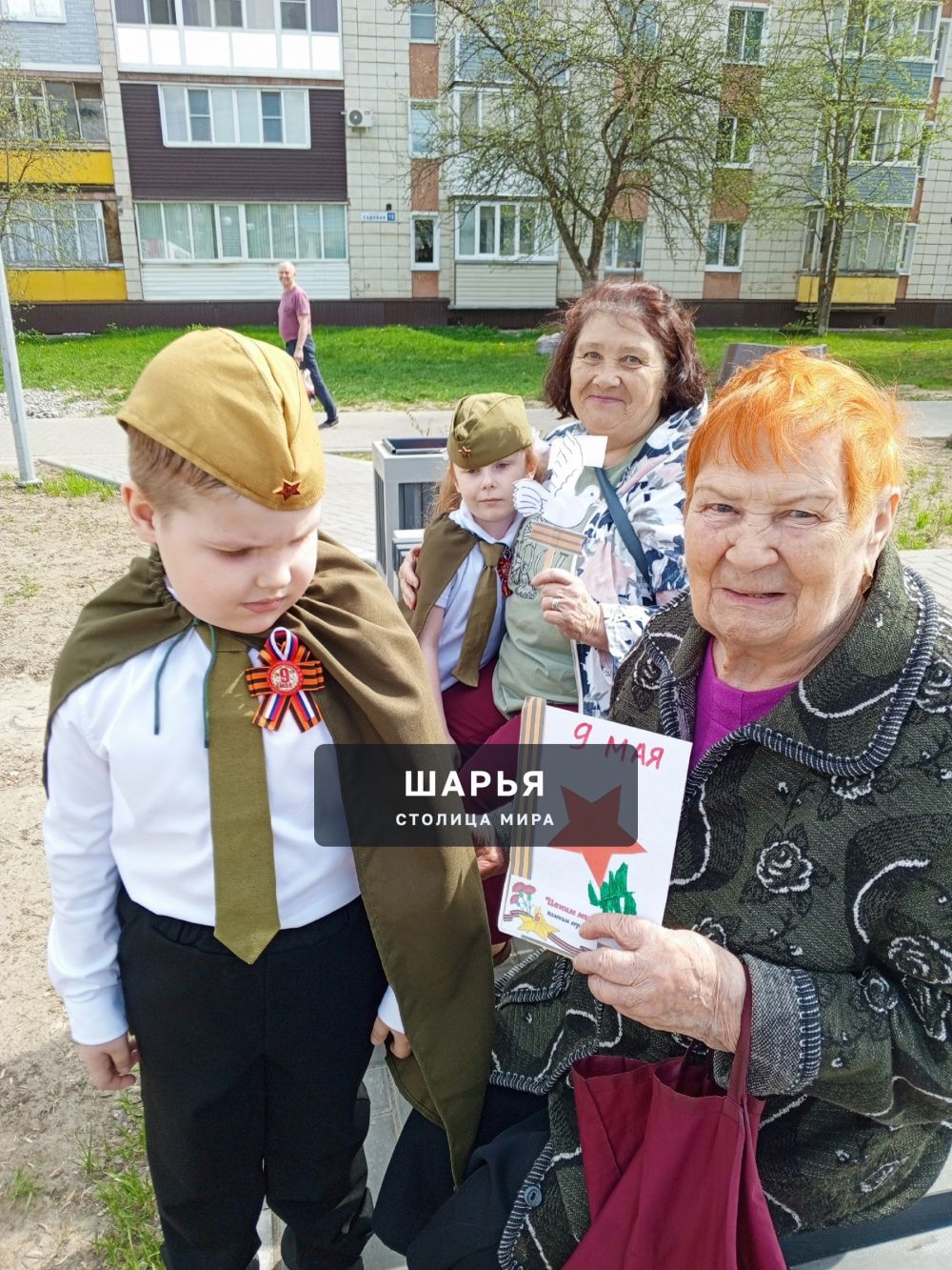 В преддверии Дня Победы воспитанники МБДОУ "Детский сад 6 "Семицветик" сада из групп… — Шарья — фото 7
