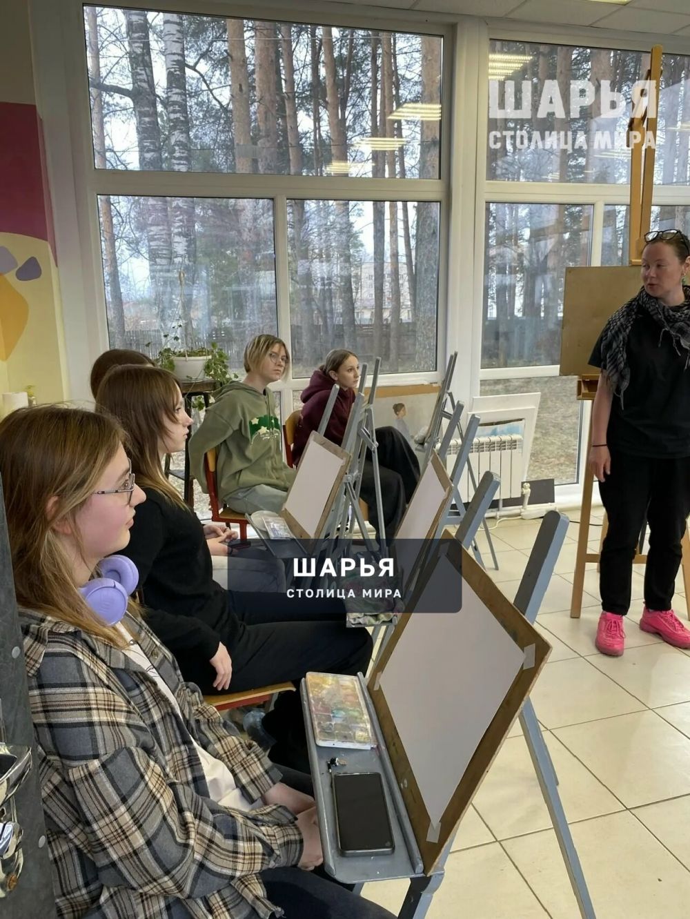 Мастер-класс от именитых художников прошел для юных шарьинских художников — Шарья — фото 6